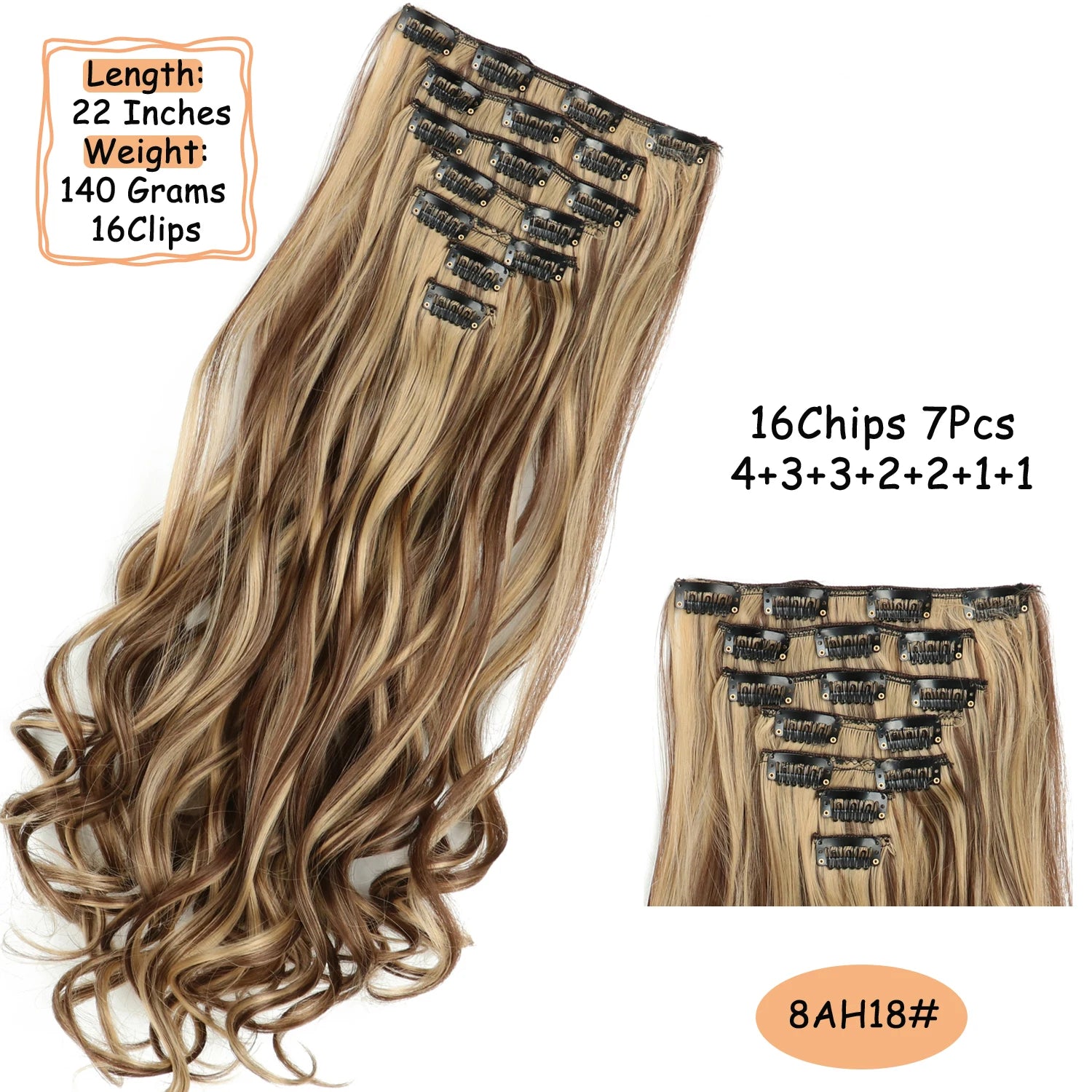 Black Brown Blonde Hair Extensions