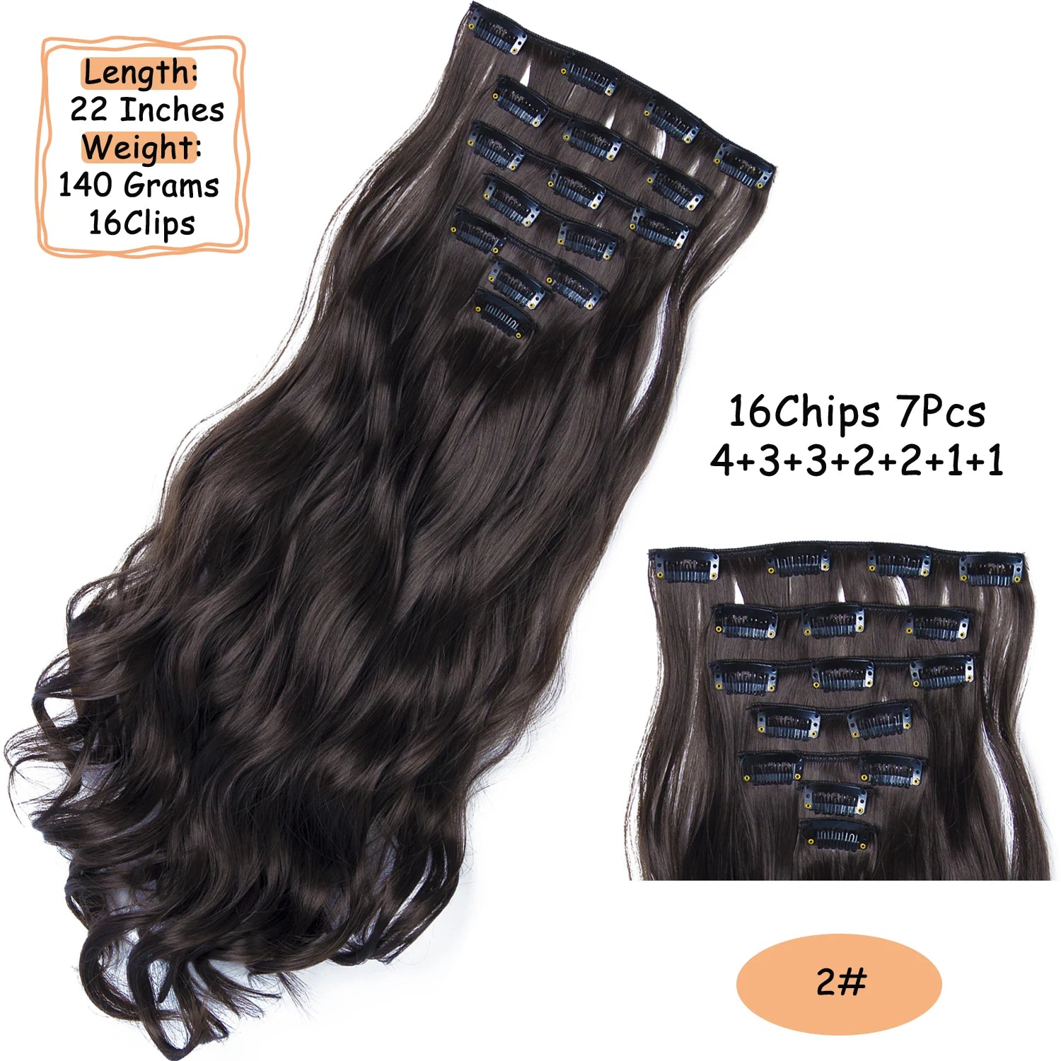 Black Brown Blonde Hair Extensions