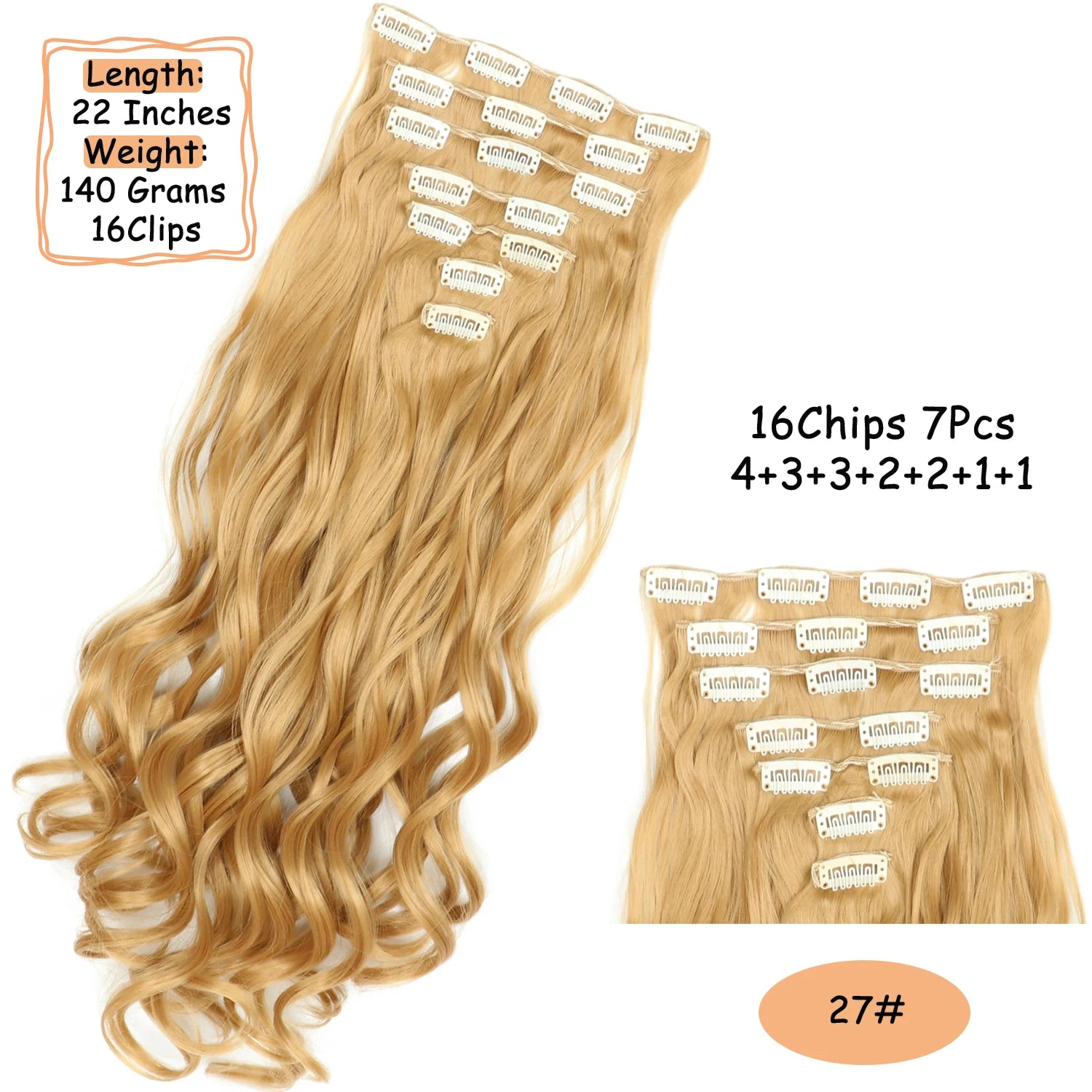 Black Brown Blonde Hair Extensions