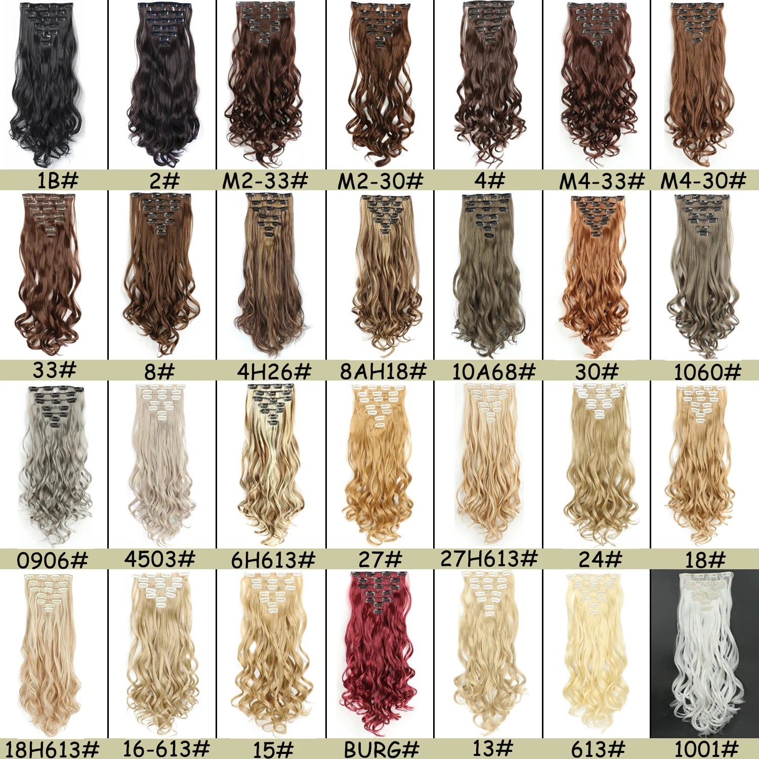 Black Brown Blonde Hair Extensions