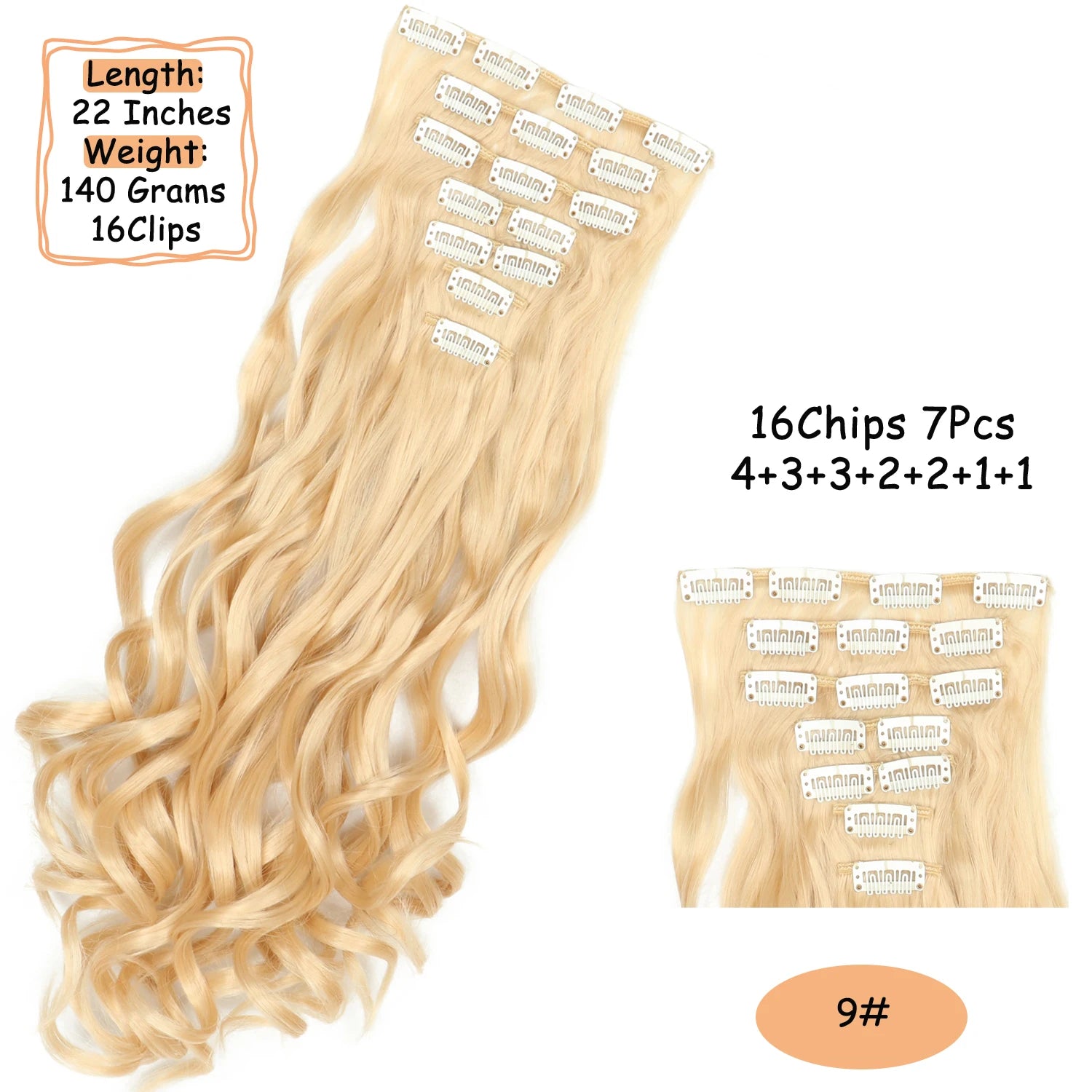 Black Brown Blonde Hair Extensions