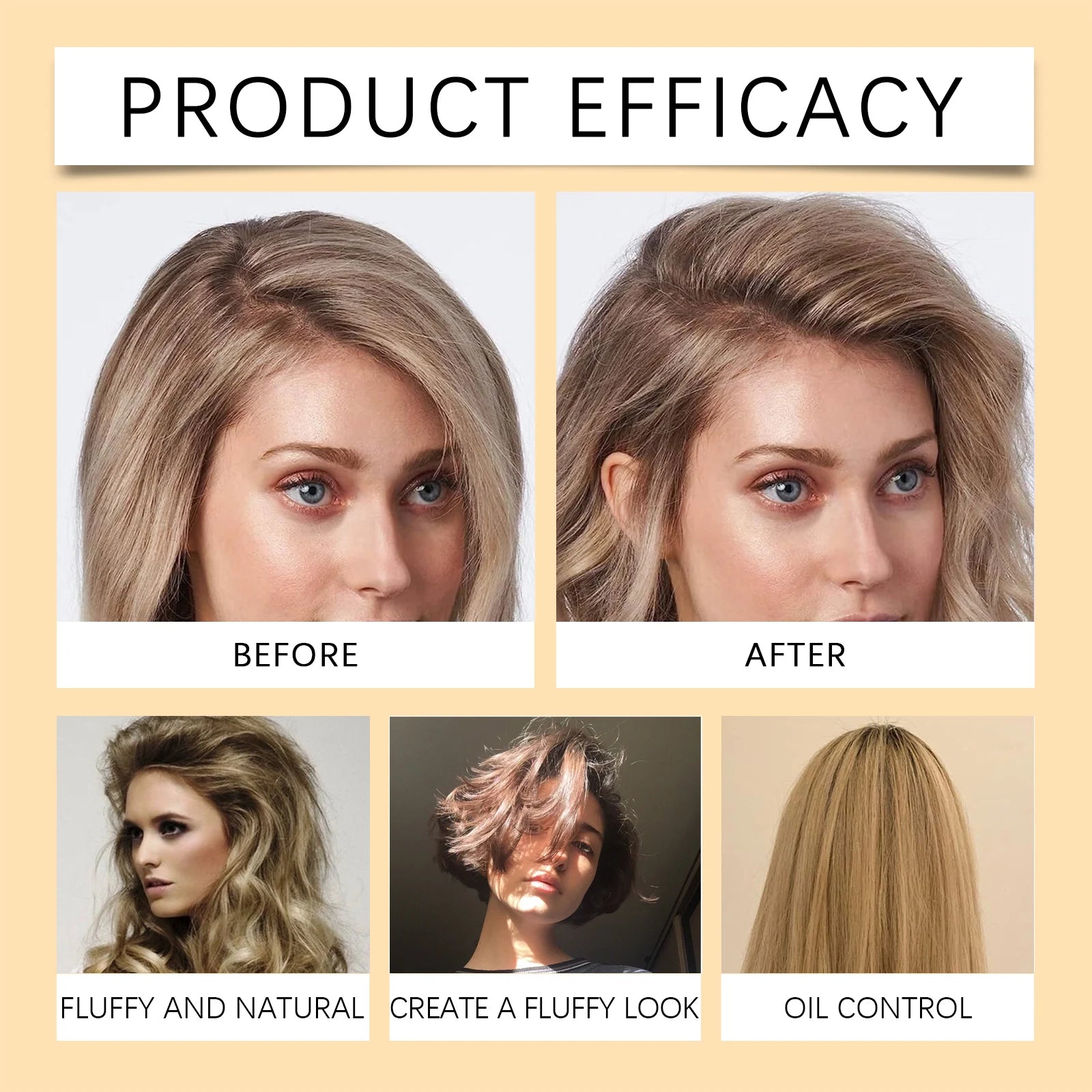 HOEGOA No-Rinse Dry Hair Spray