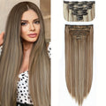 Straight Clip Hairpiece Set