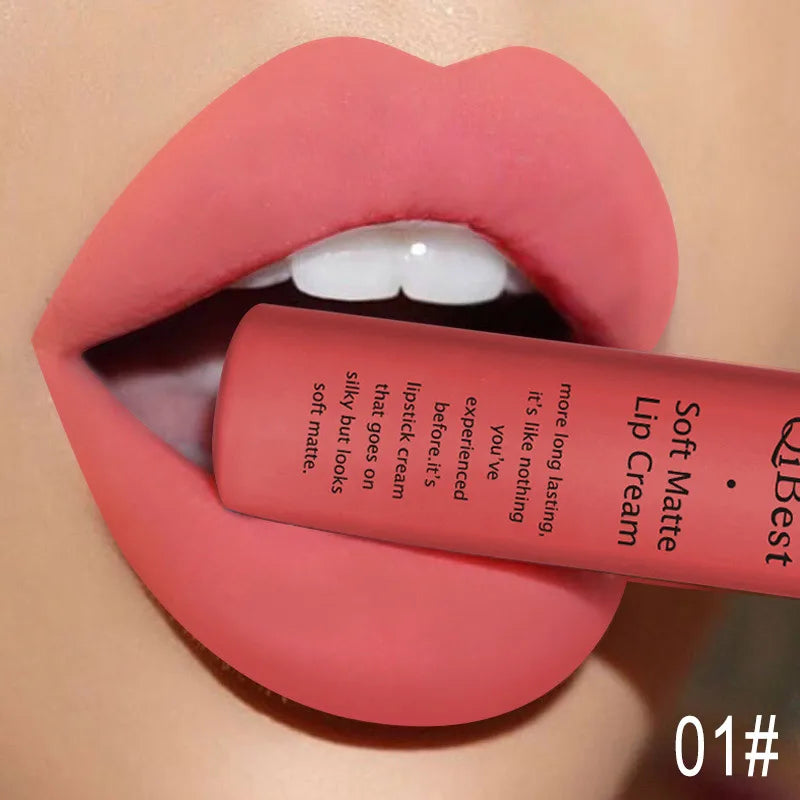 QIBEST Velvet Matte Lip Gloss