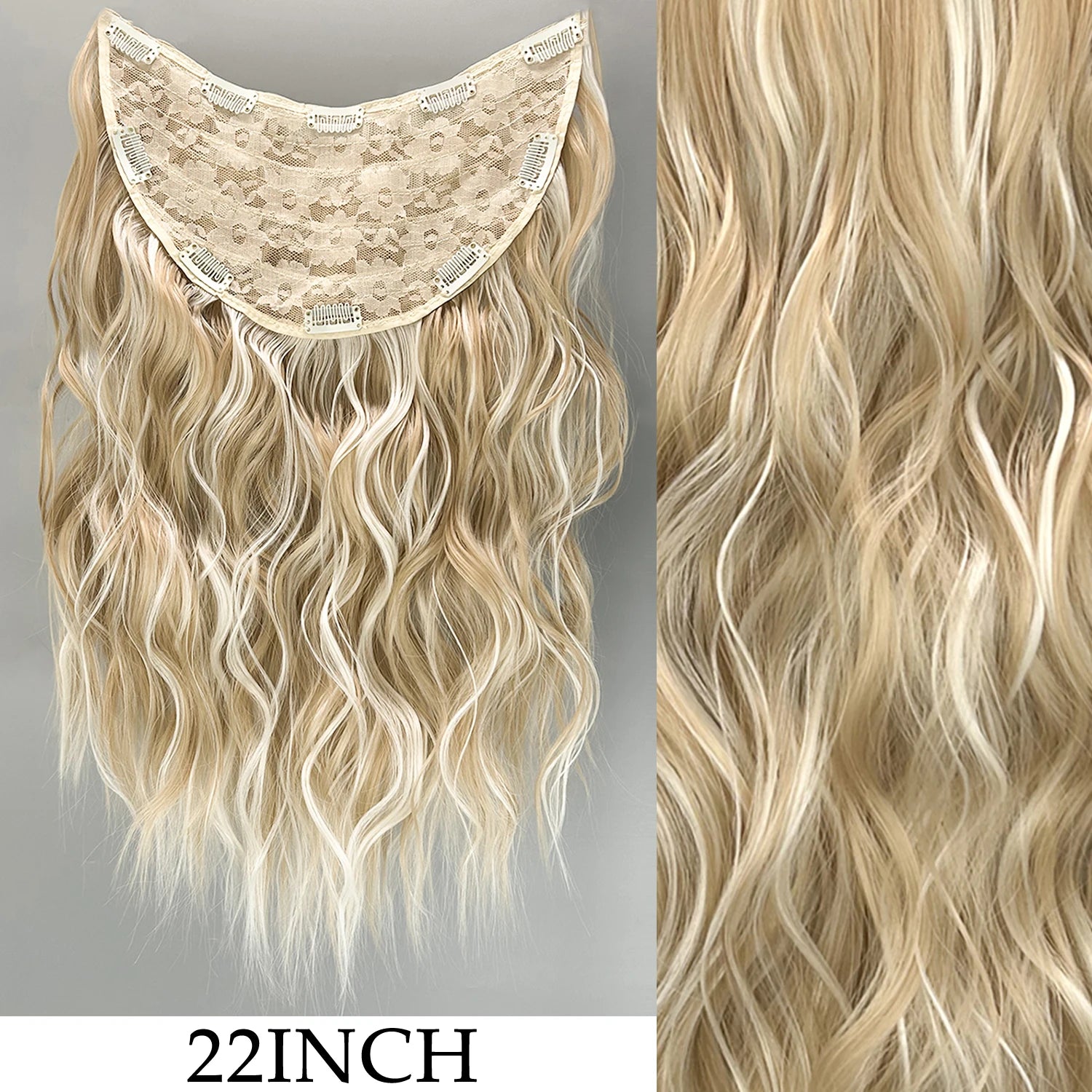 Straight Clip Hairpiece Set