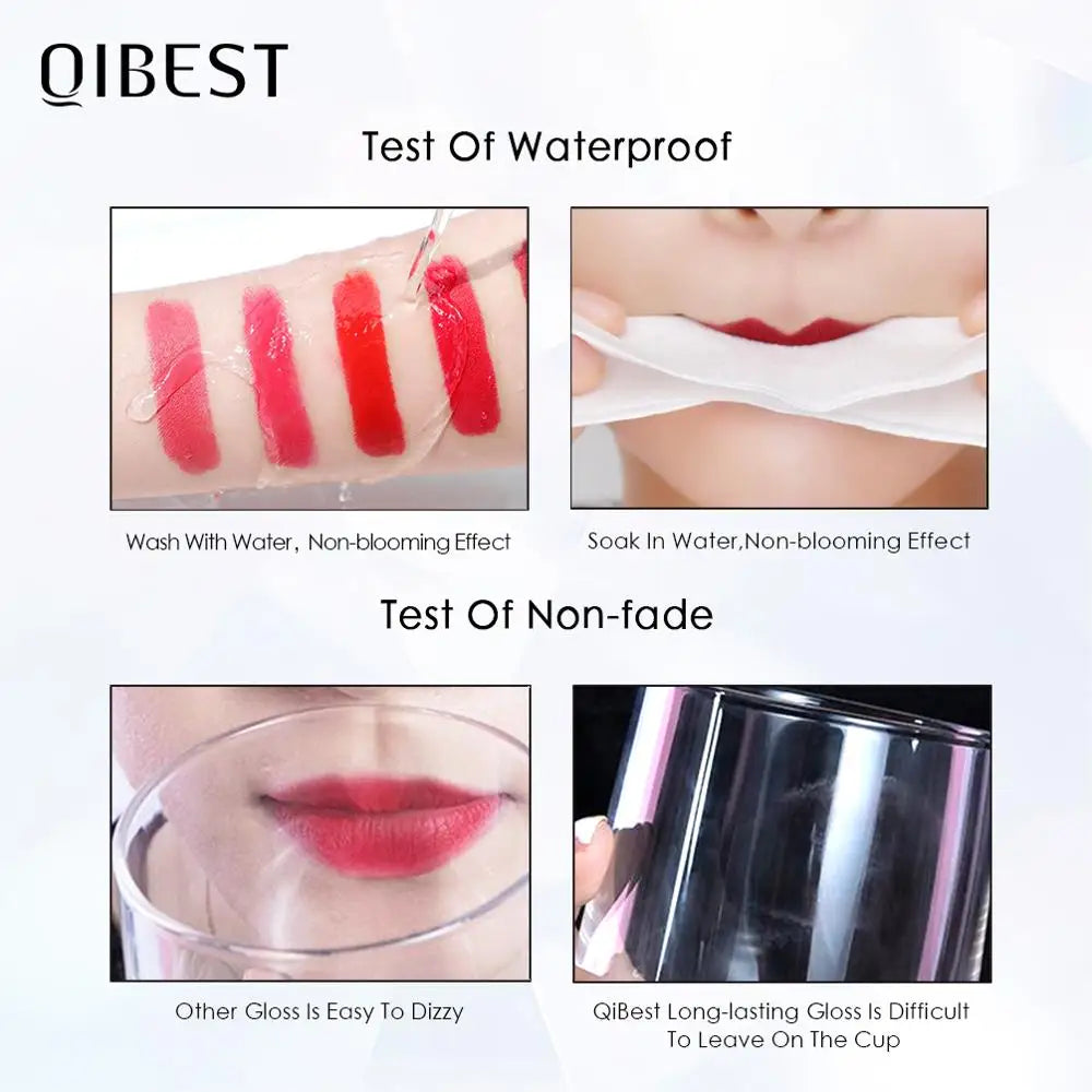 QIBEST Velvet Matte Lip Gloss