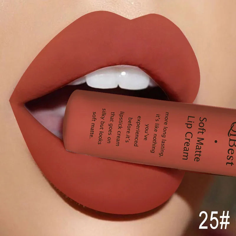 QIBEST Velvet Matte Lip Gloss
