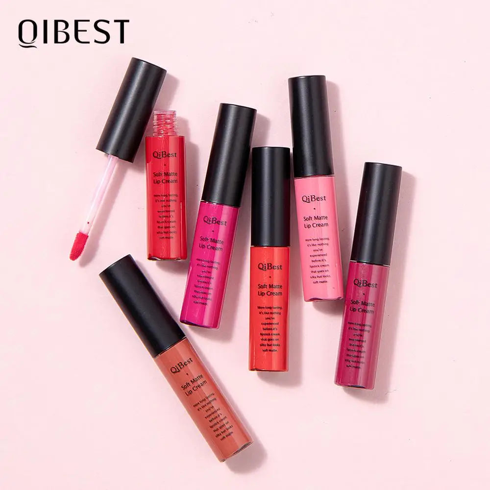 QIBEST Velvet Matte Lip Gloss