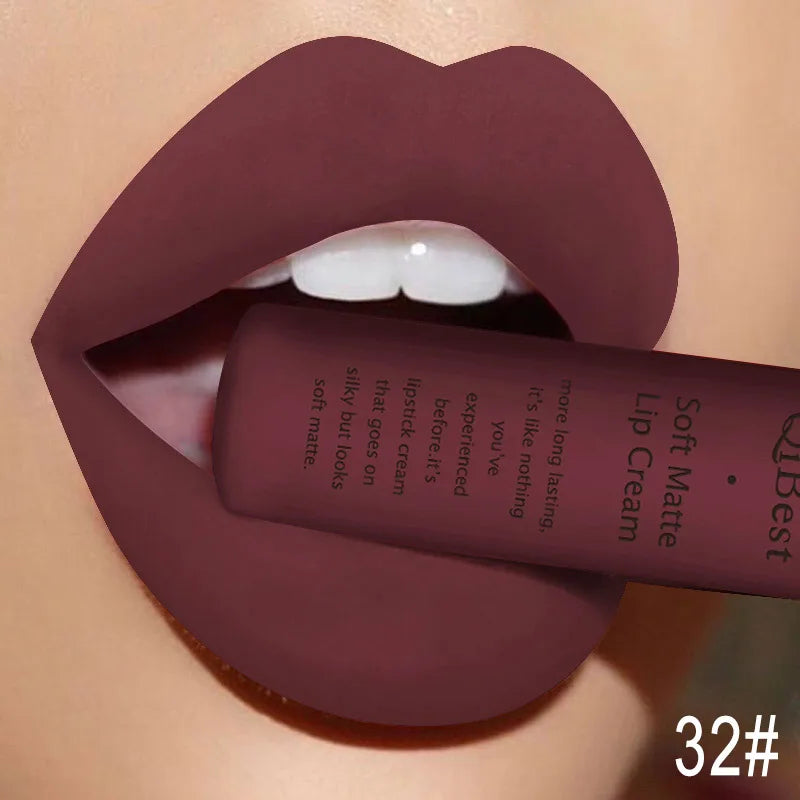 QIBEST Velvet Matte Lip Gloss