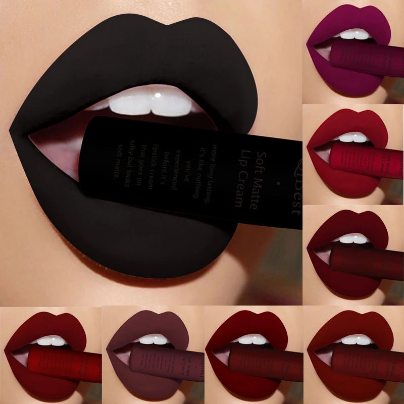 QIBEST Velvet Matte Lip Gloss
