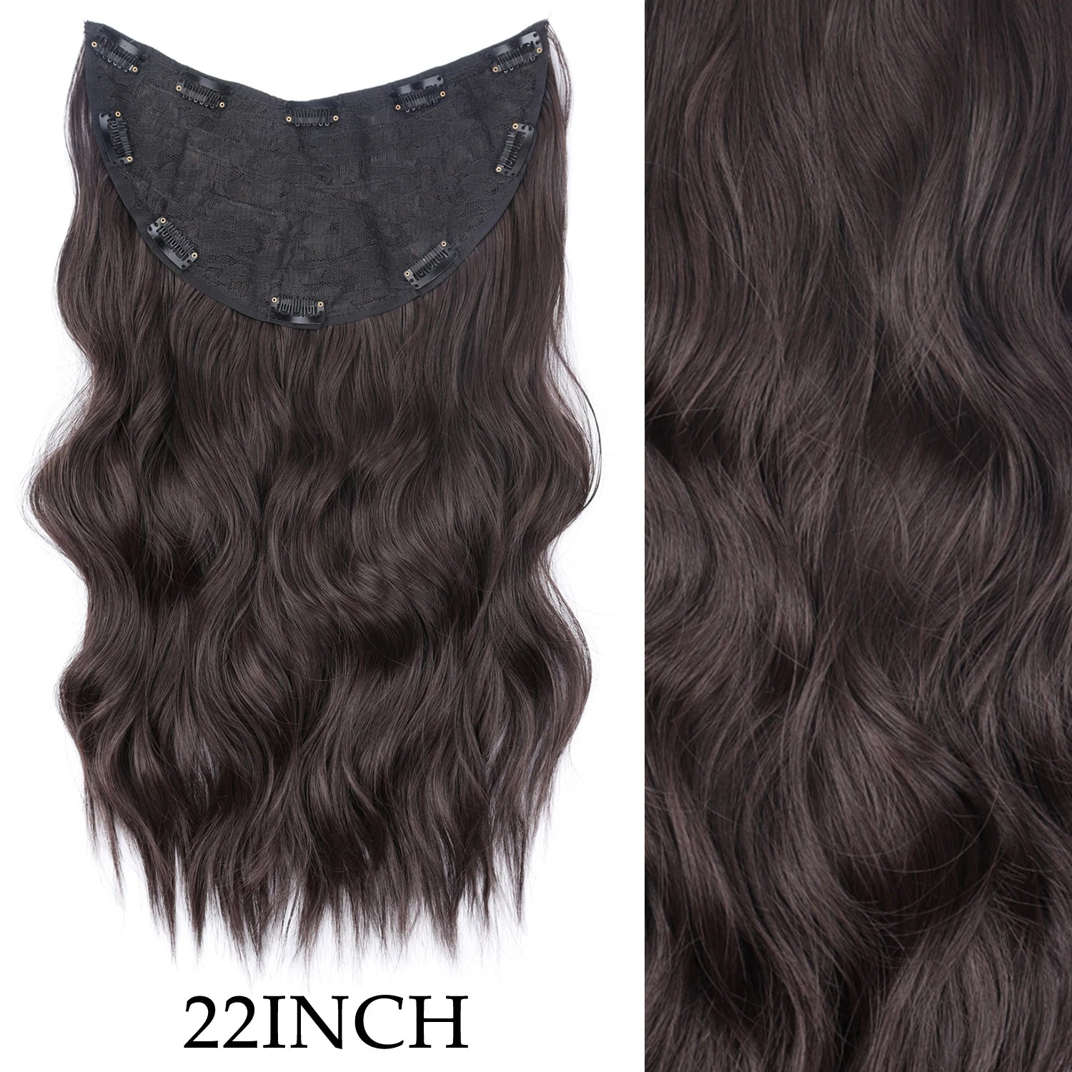 Straight Clip Hairpiece Set