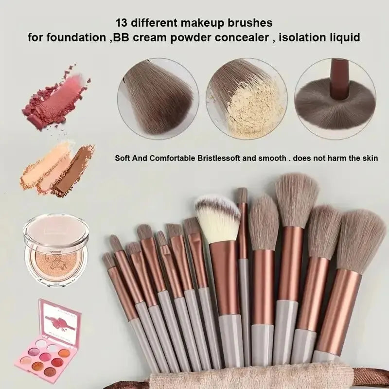 Soft Fluffy Makeup Brushes