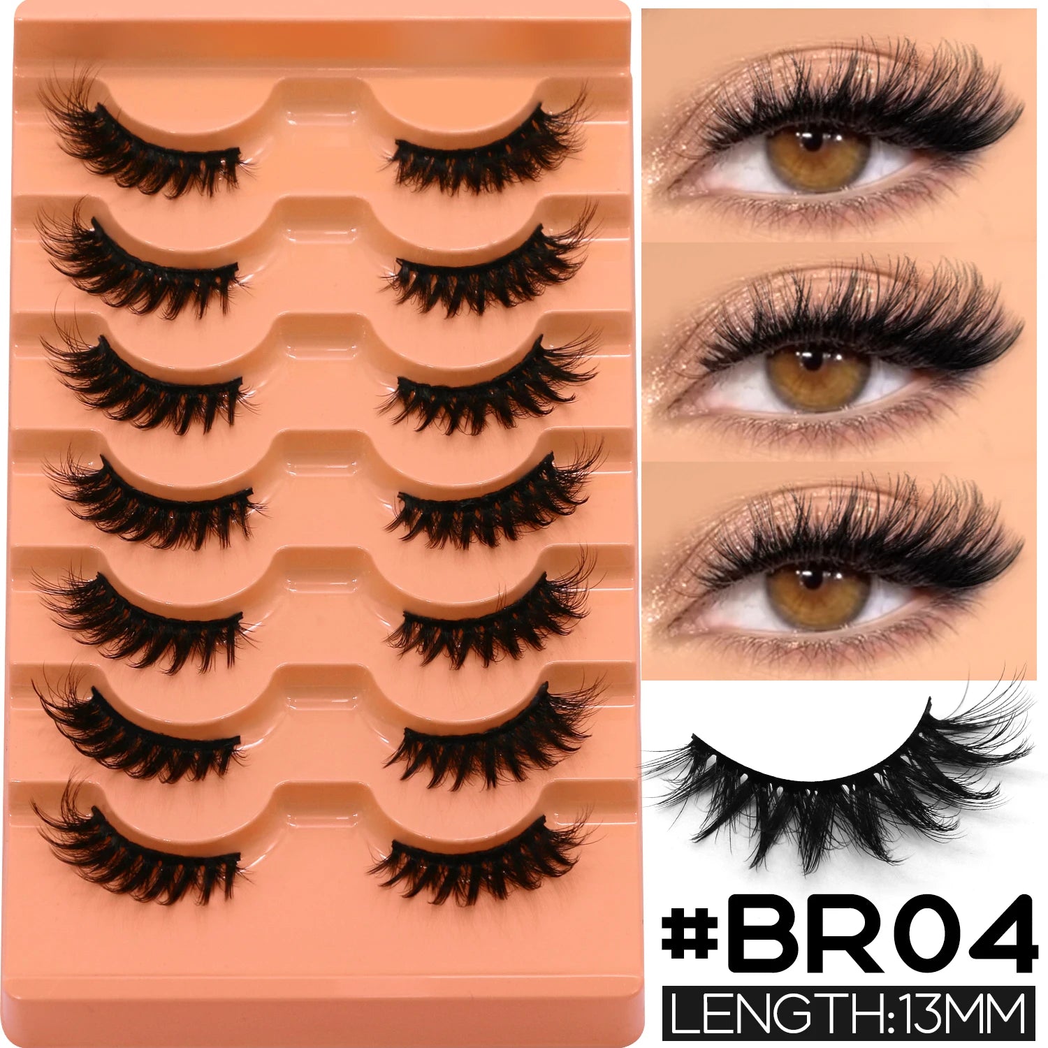 VELTRINAY Half Lashes Natural Cat Eye