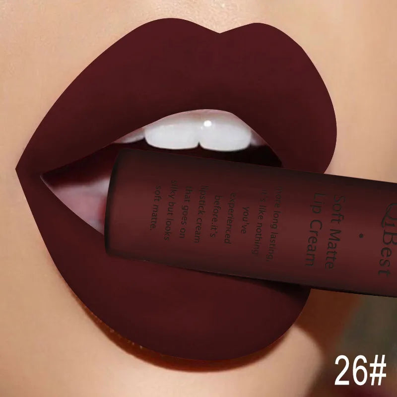 QIBEST Velvet Matte Lip Gloss