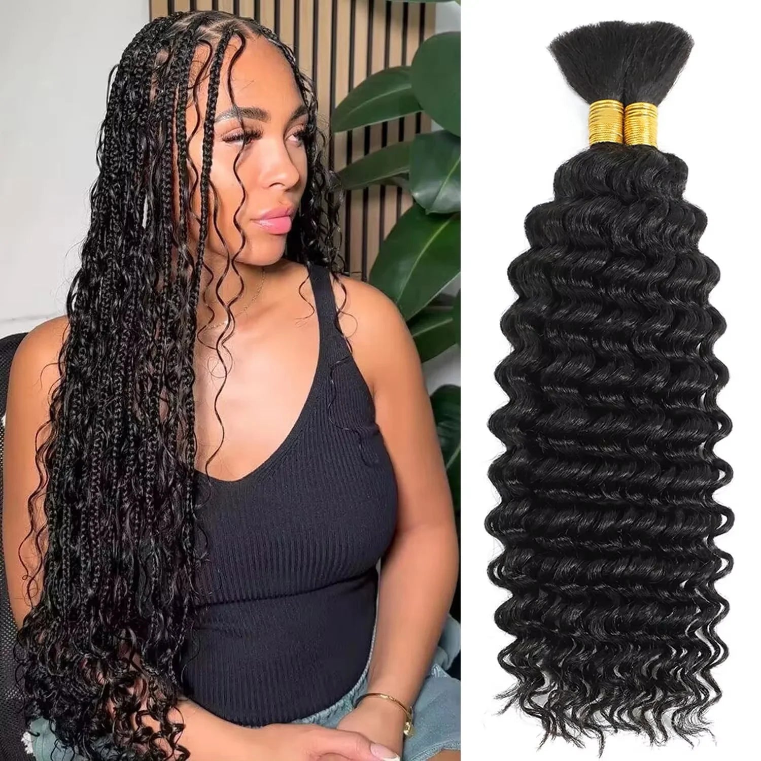 Deep Wave Braiding Hair