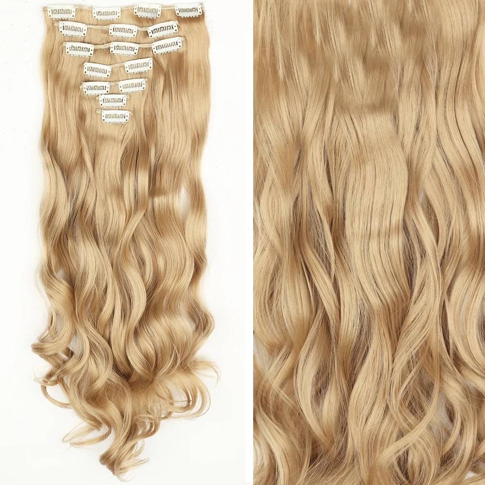Straight Clip Hairpiece Set