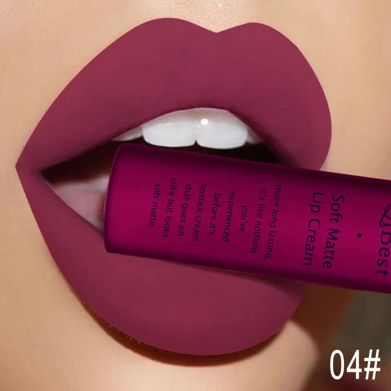 QIBEST Velvet Matte Lip Gloss