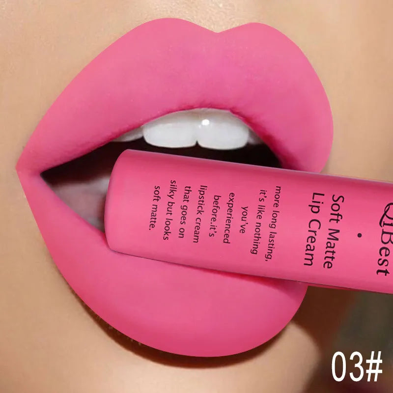 QIBEST Velvet Matte Lip Gloss