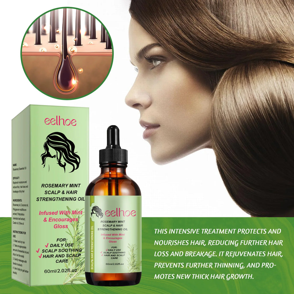 EELHOE Natural Rosemary Hair Growth Essential