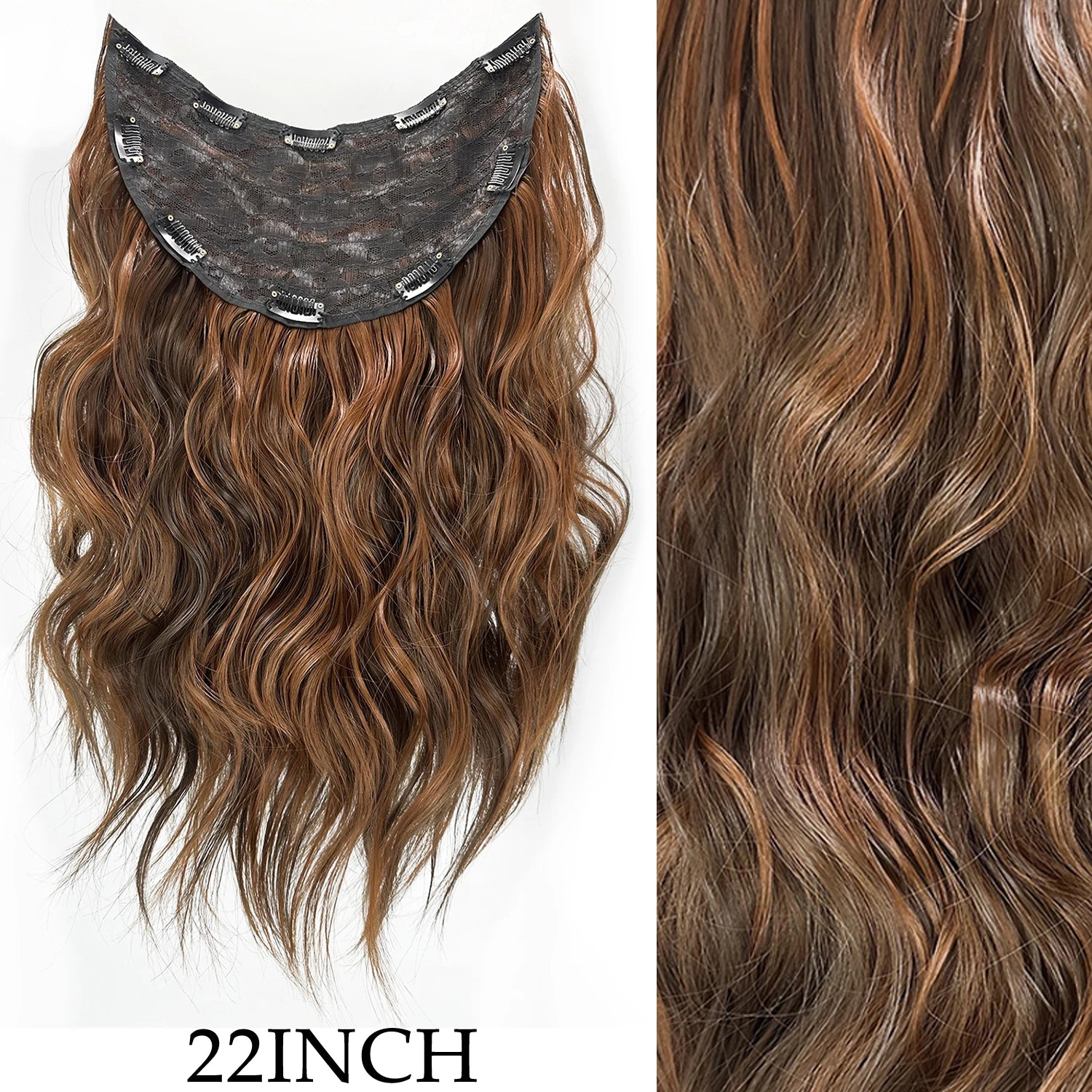 Straight Clip Hairpiece Set