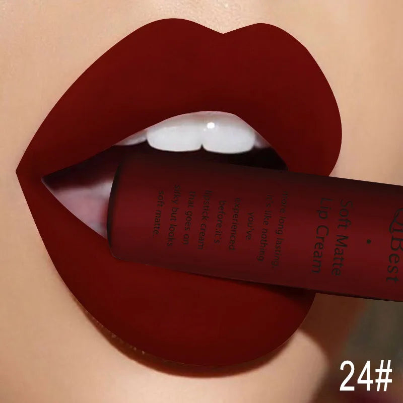 QIBEST Velvet Matte Lip Gloss