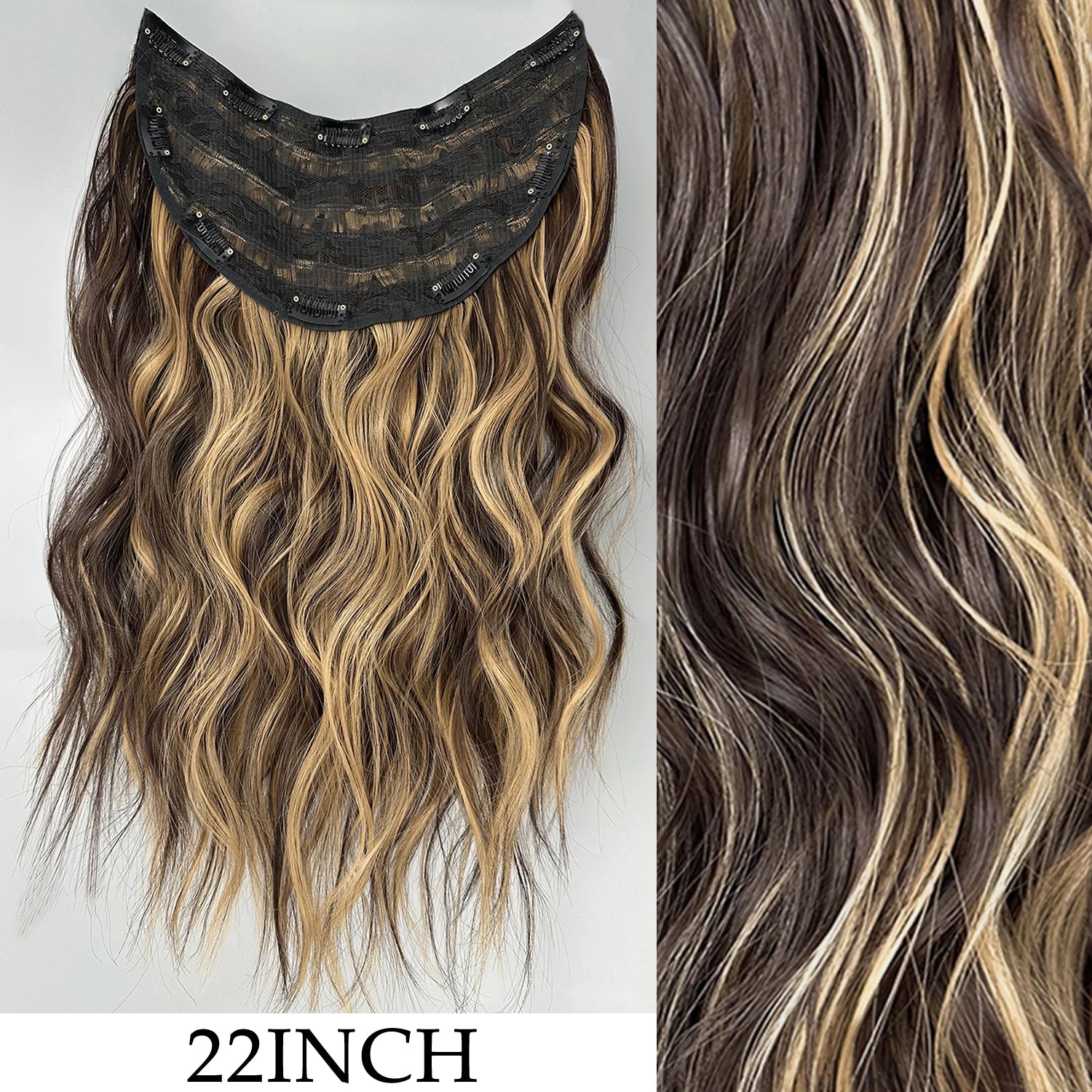 Straight Clip Hairpiece Set