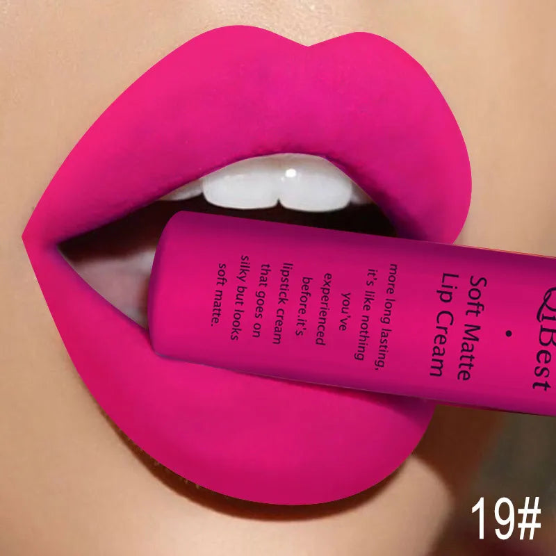 QIBEST Velvet Matte Lip Gloss