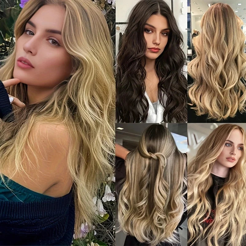 Heat-Resistant Clip Hair Extensions