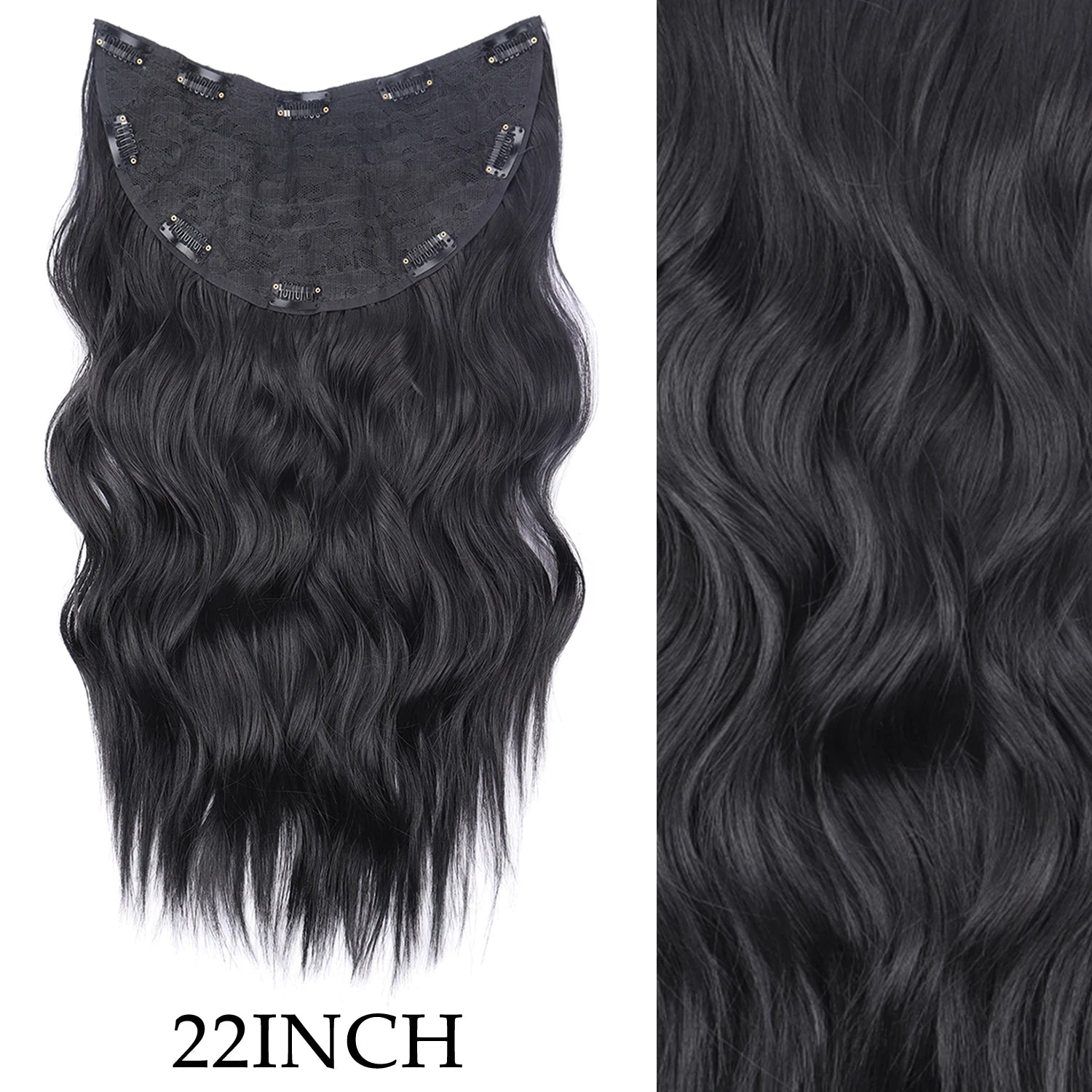 Straight Clip Hairpiece Set