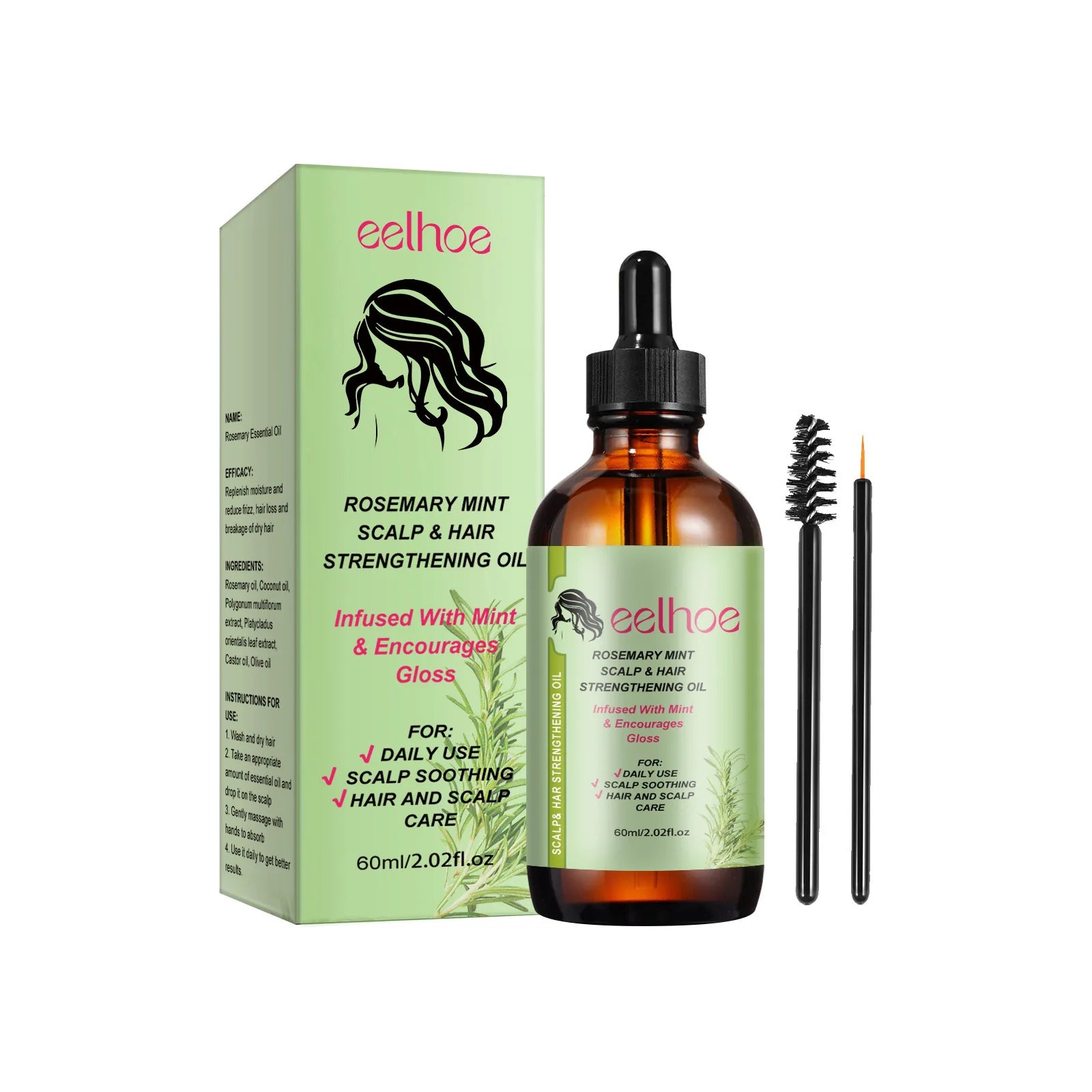 EELHOE Natural Rosemary Hair Growth Essential