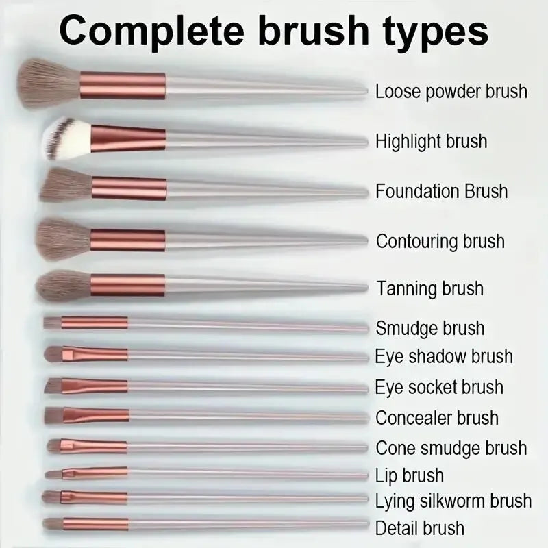 Soft Fluffy Makeup Brushes