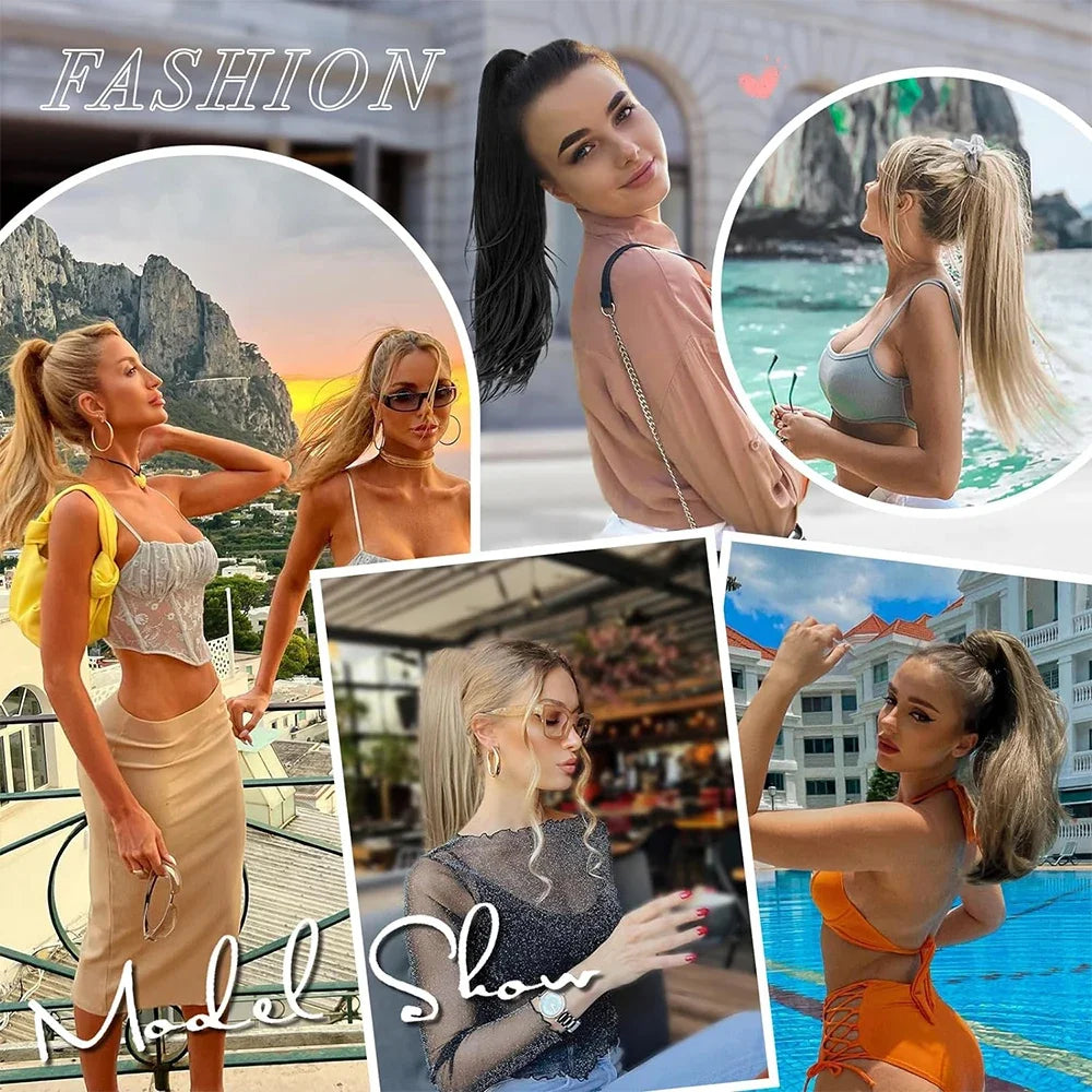 Synthetic Ponytail Hair Extension