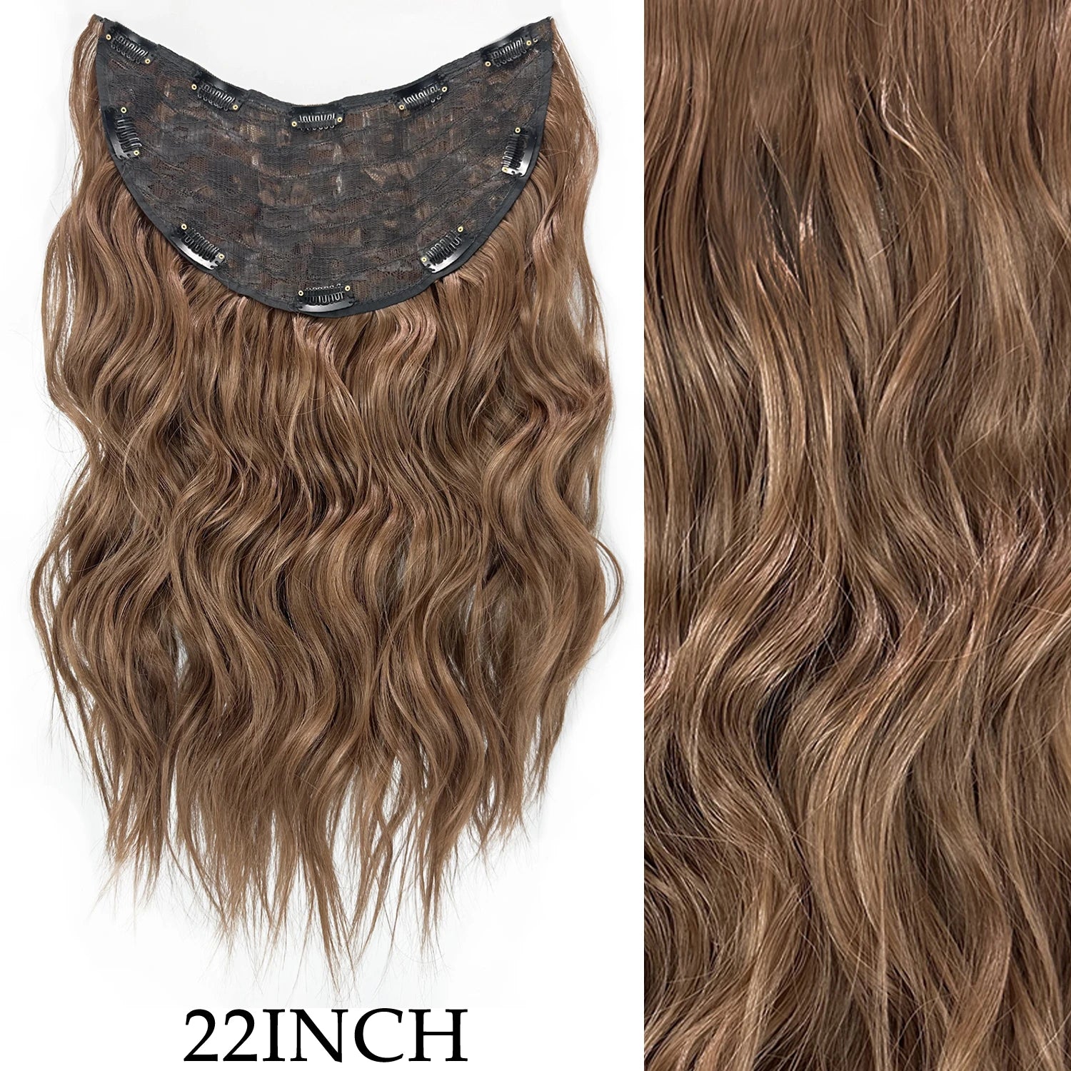 Straight Clip Hairpiece Set