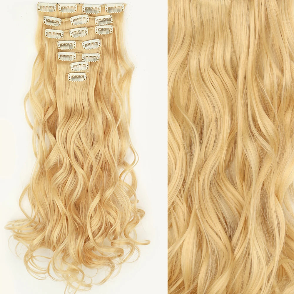 Straight Clip Hairpiece Set