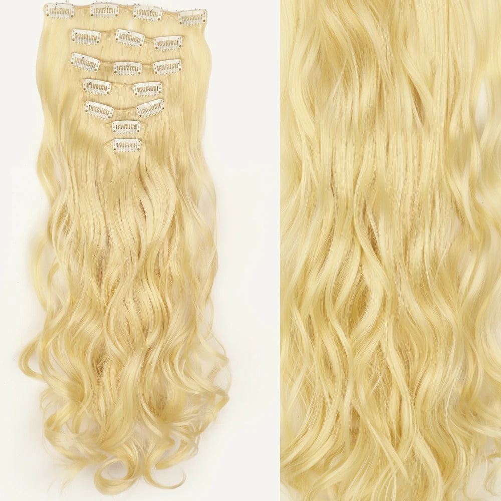 Straight Clip Hairpiece Set
