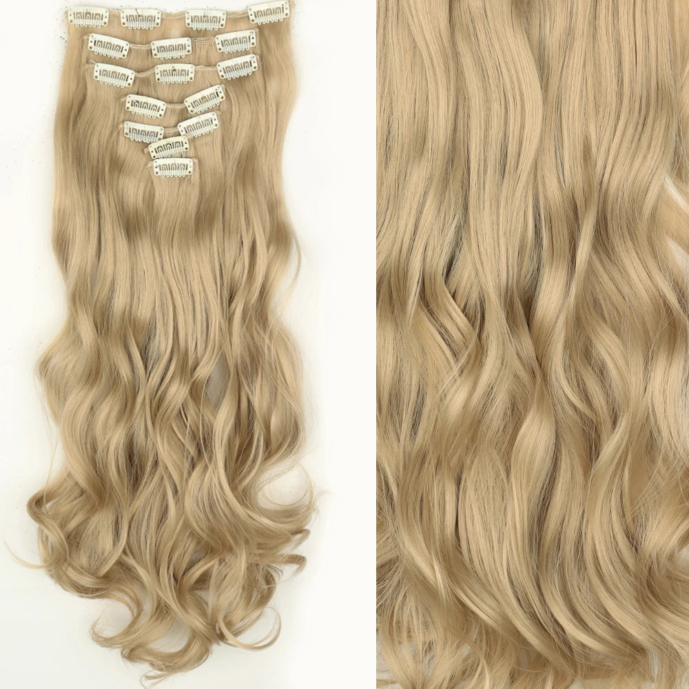 Straight Clip Hairpiece Set