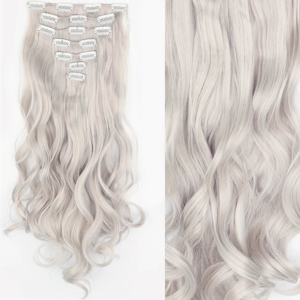 Straight Clip Hairpiece Set