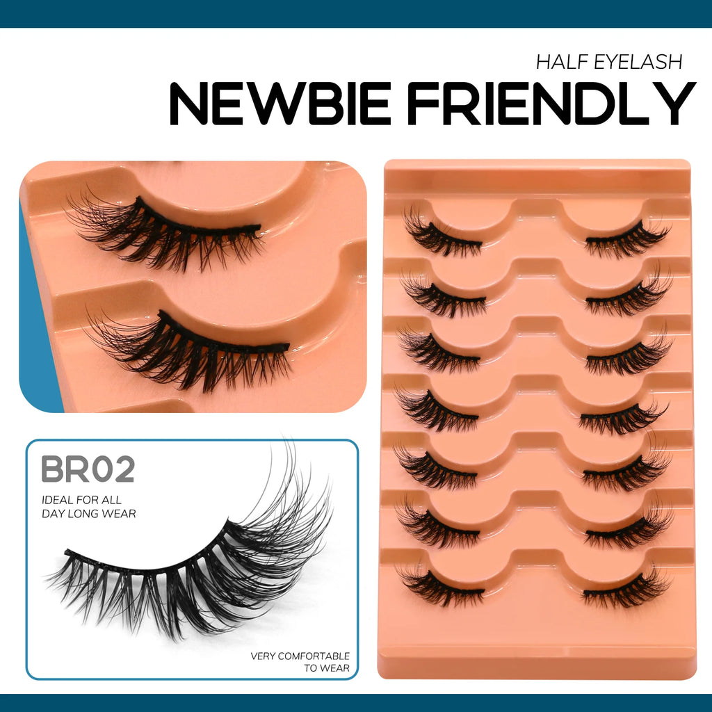 VELTRINAY Half Lashes Natural Cat Eye