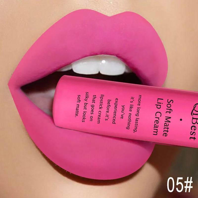 QIBEST Velvet Matte Lip Gloss
