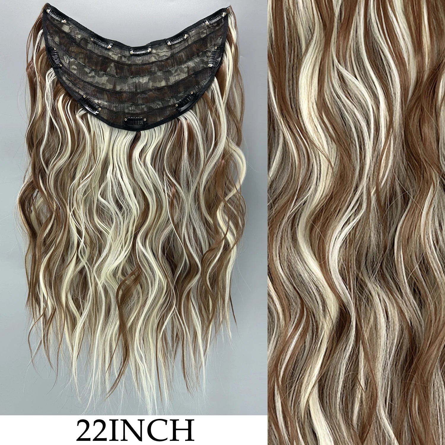 Straight Clip Hairpiece Set