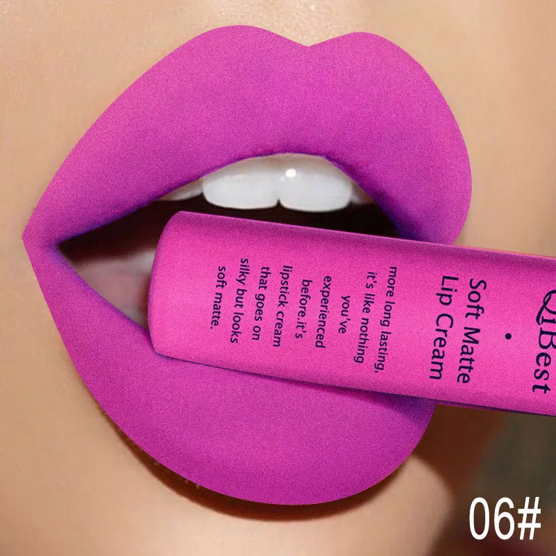 QIBEST Velvet Matte Lip Gloss
