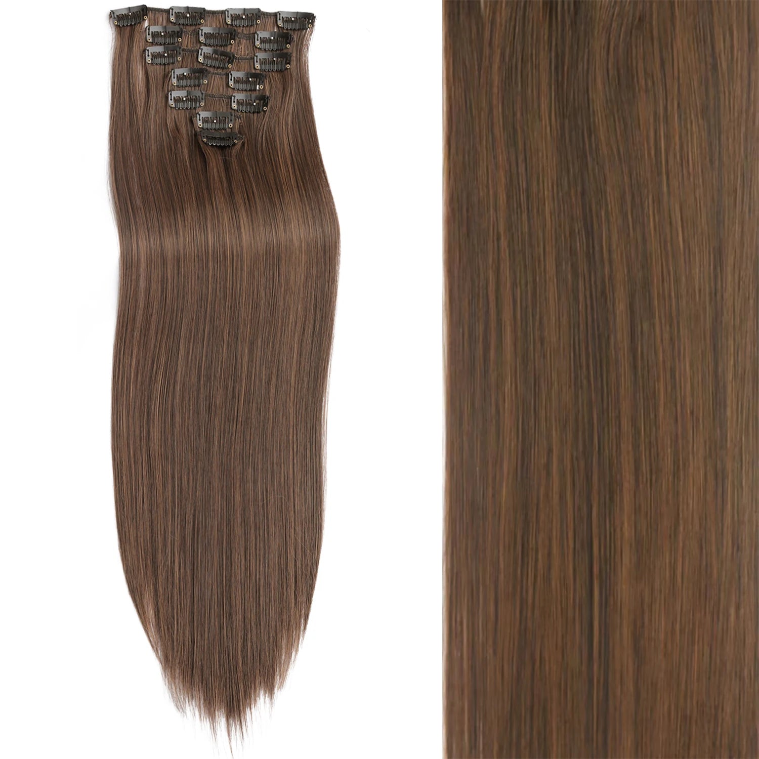 Straight Clip Hairpiece Set