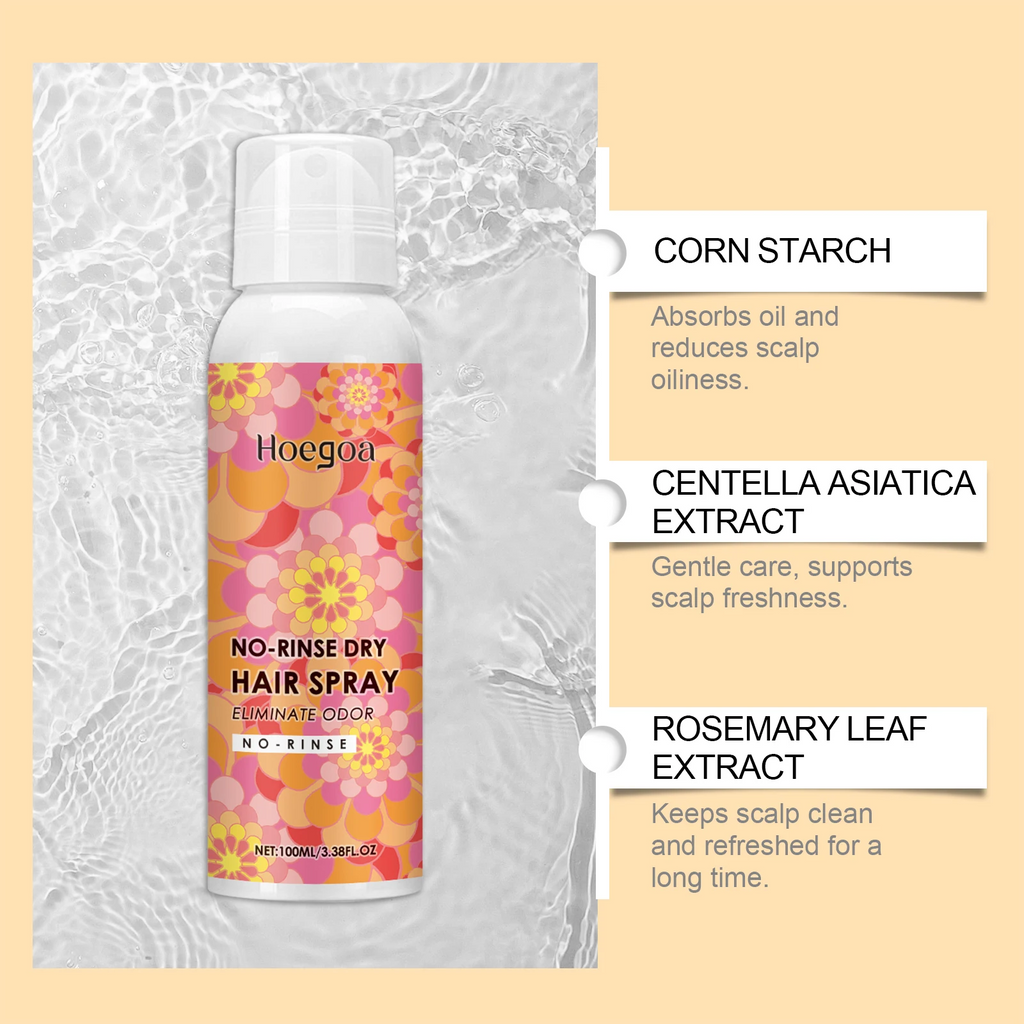 HOEGOA No-Rinse Dry Hair Spray