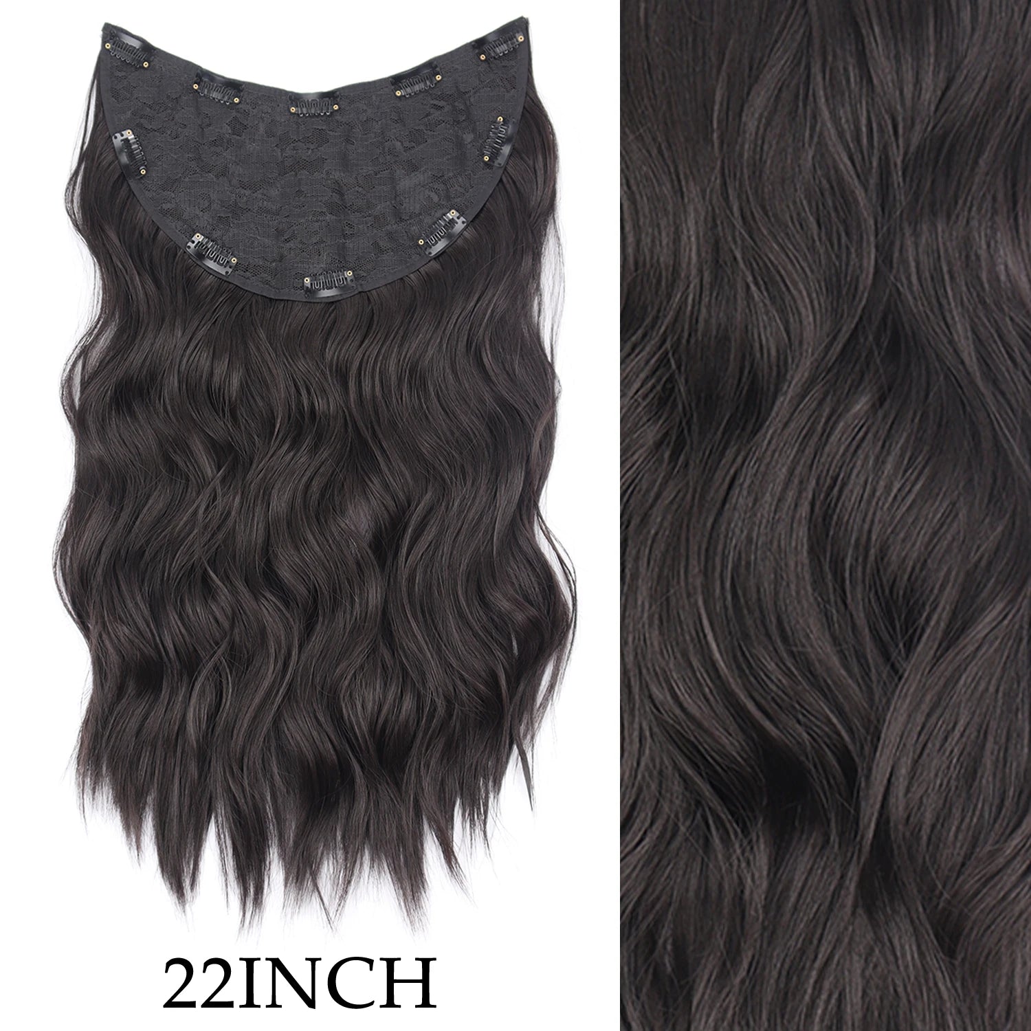 Straight Clip Hairpiece Set