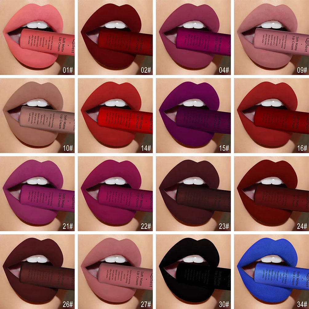 QIBEST Velvet Matte Lip Gloss