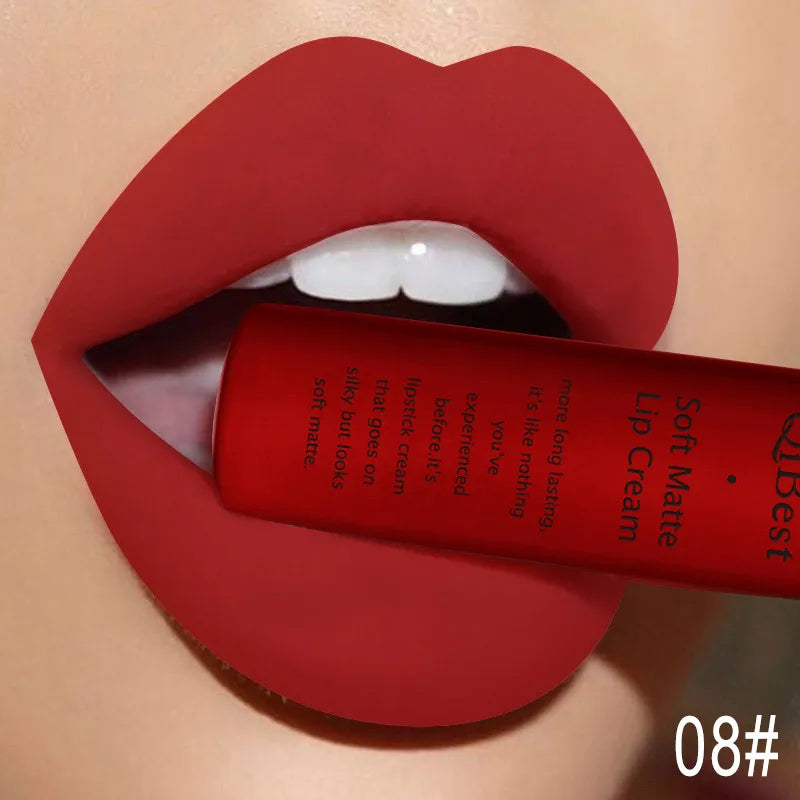 QIBEST Velvet Matte Lip Gloss