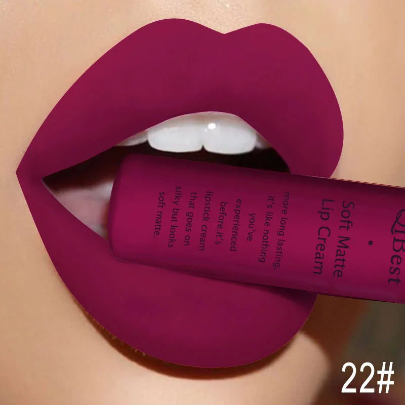 QIBEST Velvet Matte Lip Gloss