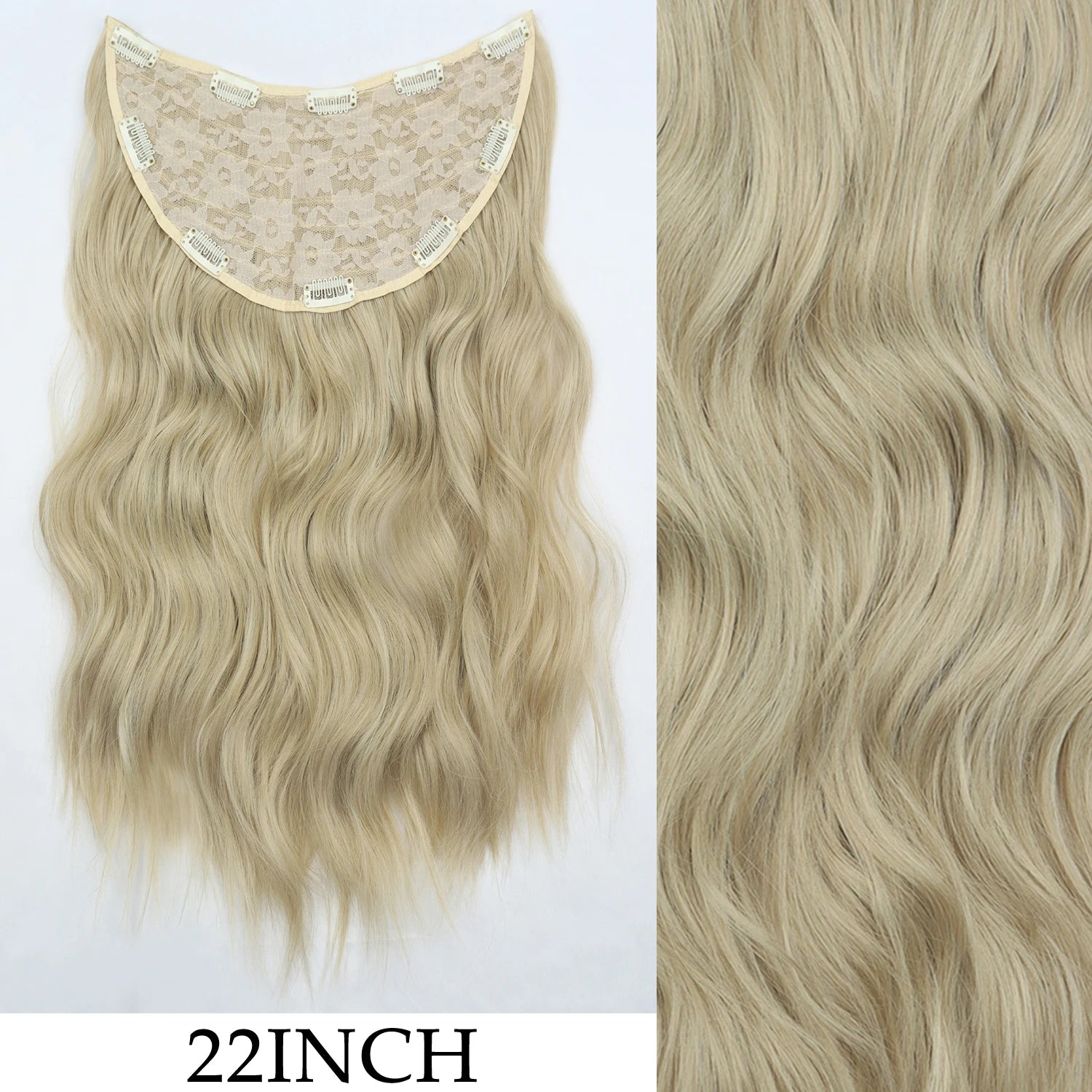 Straight Clip Hairpiece Set