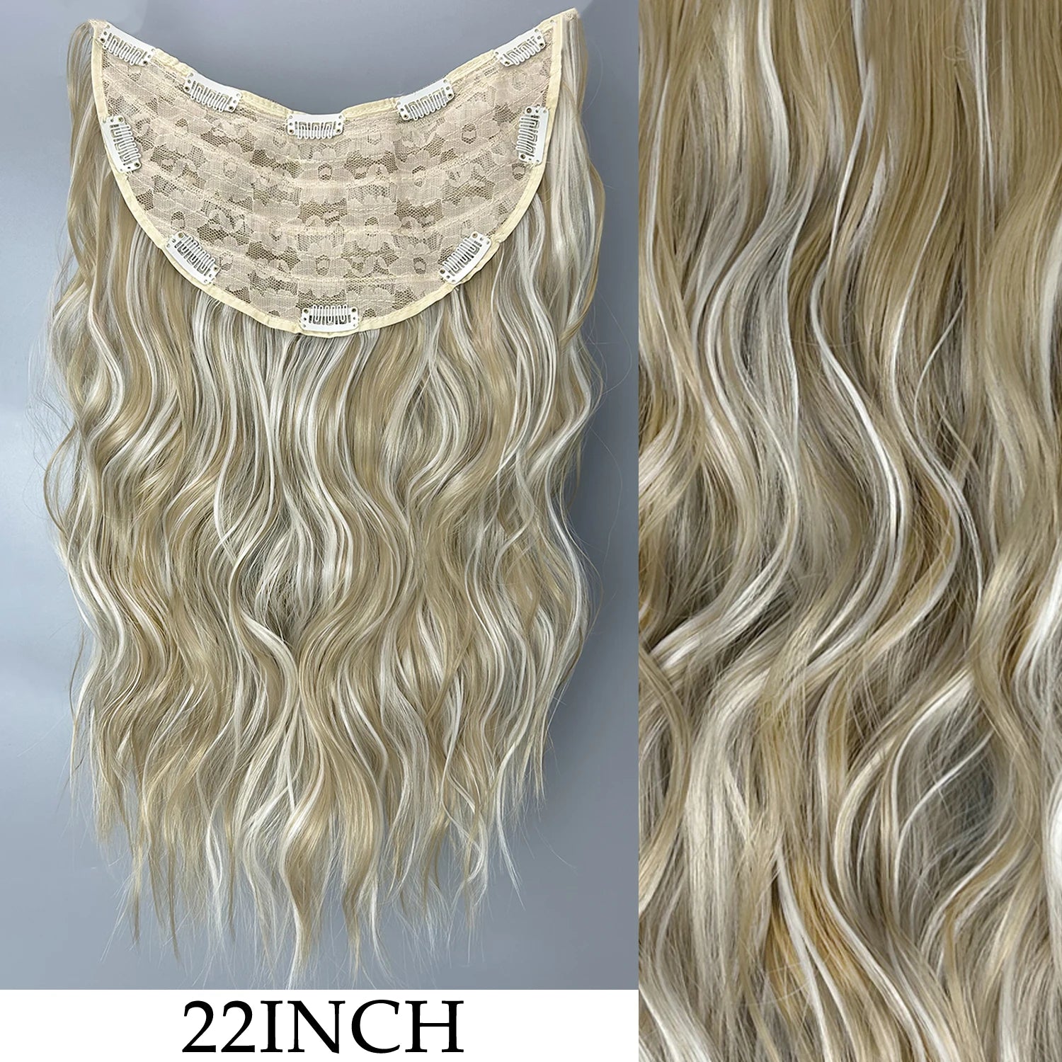 Straight Clip Hairpiece Set
