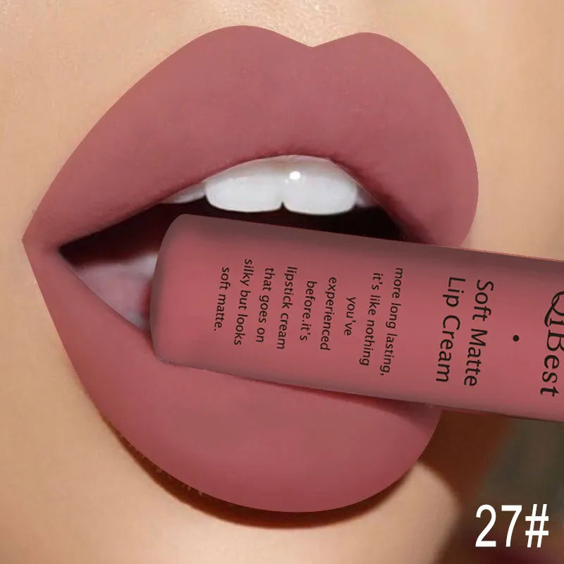 QIBEST Velvet Matte Lip Gloss